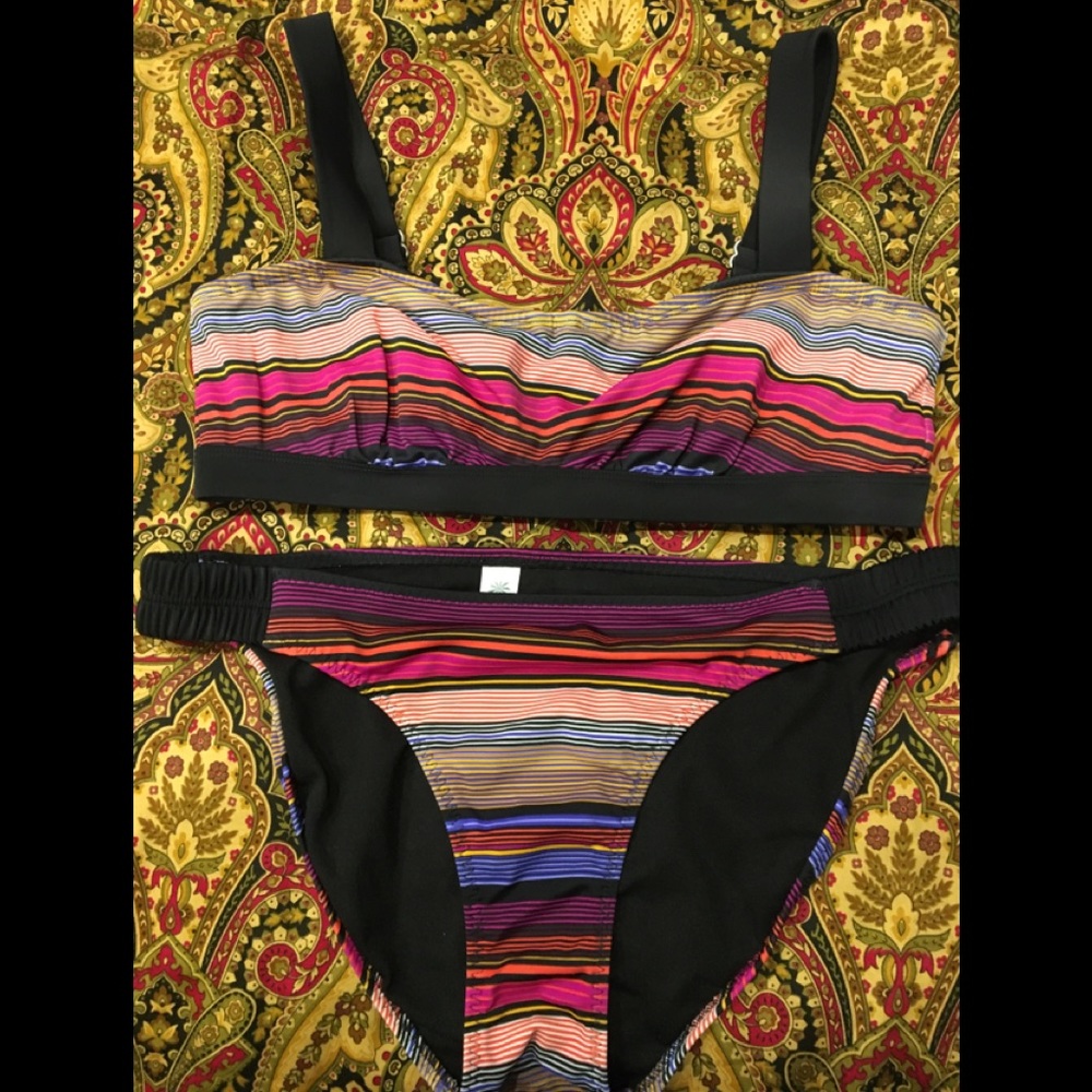Athleta Capri Stripe Pura Bikini